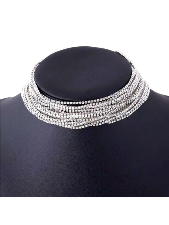 Miss Glam Co. Jewelry - Glamorous Bling Rhinestone Choker